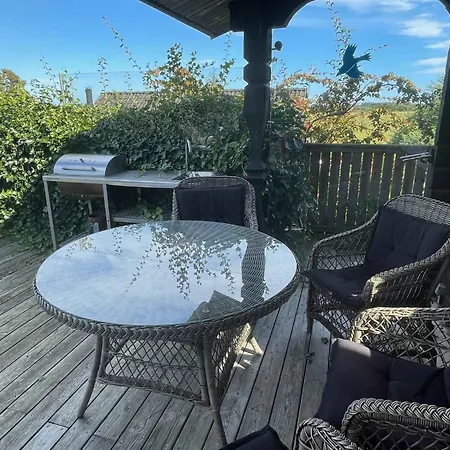 Cozy Log With A Panoramic View Σπίτι διακοπών Glesborg