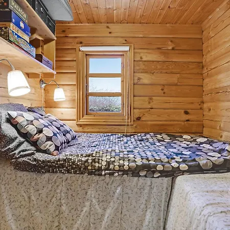 Cozy Log With A Panoramic View Glesborg