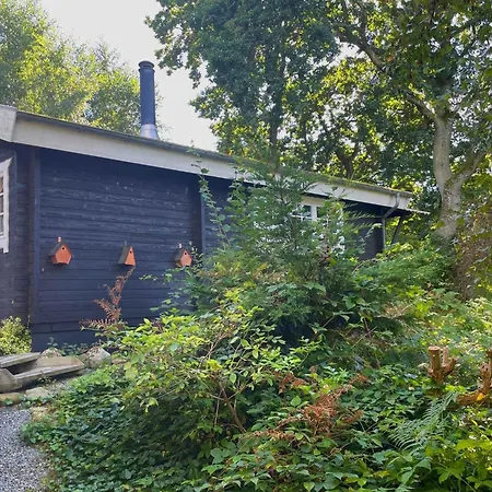 Cozy Log With A Panoramic View Glesborg