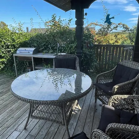 Cozy Log With A Panoramic View Glesborg