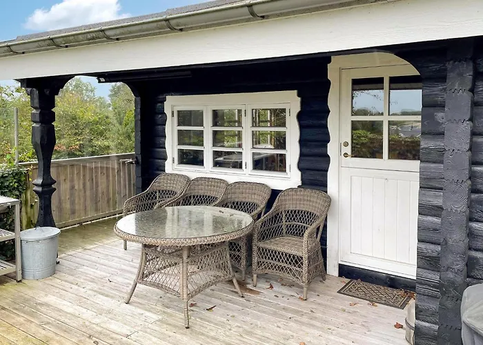 Сasa de vacaciones Cozy Log With A Panoramic View *