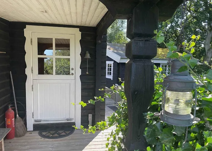 Cozy Log With A Panoramic View Glesborg