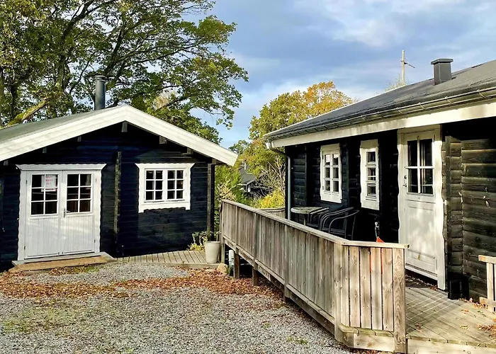 Cozy Log With A Panoramic View Glesborg