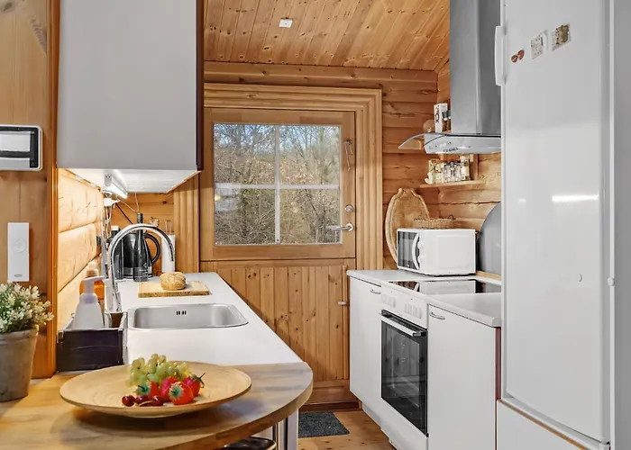 Сasa de vacaciones Cozy Log With A Panoramic View